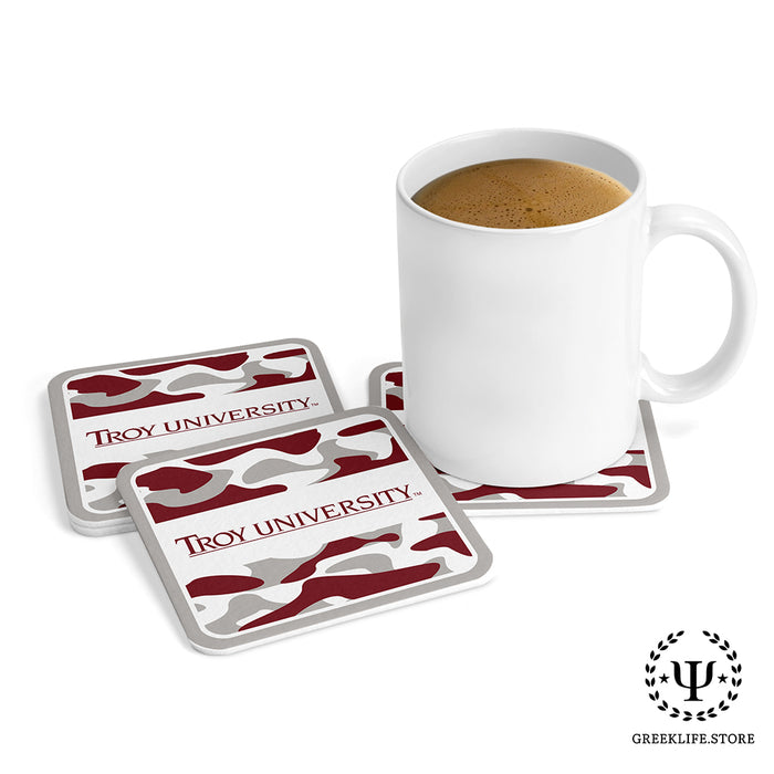 Troy University Beverage Coasters Square (Set of 4)