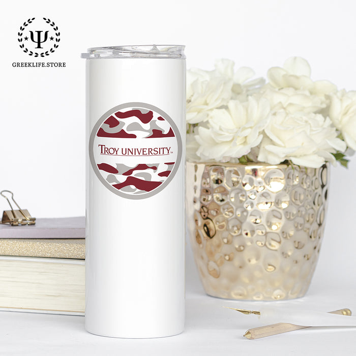 Troy University Stainless Steel Skinny Tumbler 20 OZ