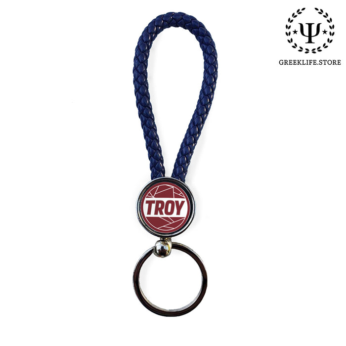 Troy University Key chain round