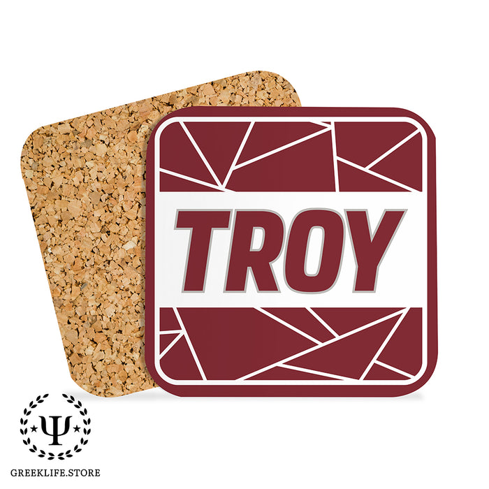 Troy University Beverage Coasters Square (Set of 4)