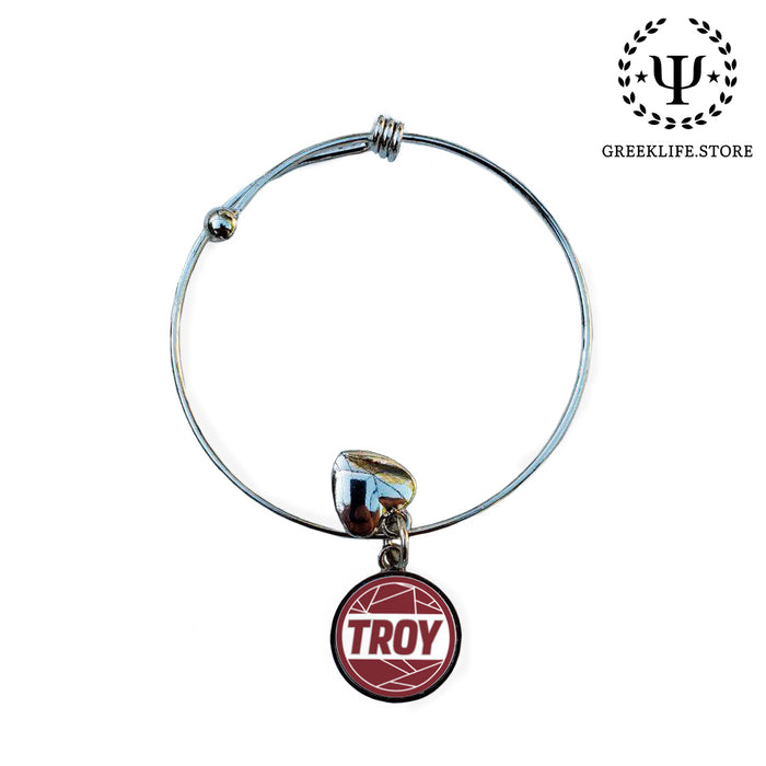 Troy University Round Adjustable Bracelet