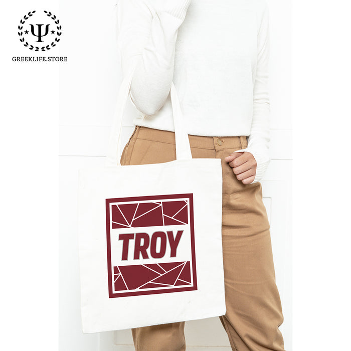 Troy University Canvas Tote Bag