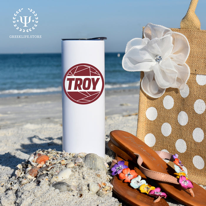 Troy University Stainless Steel Skinny Tumbler 20 OZ