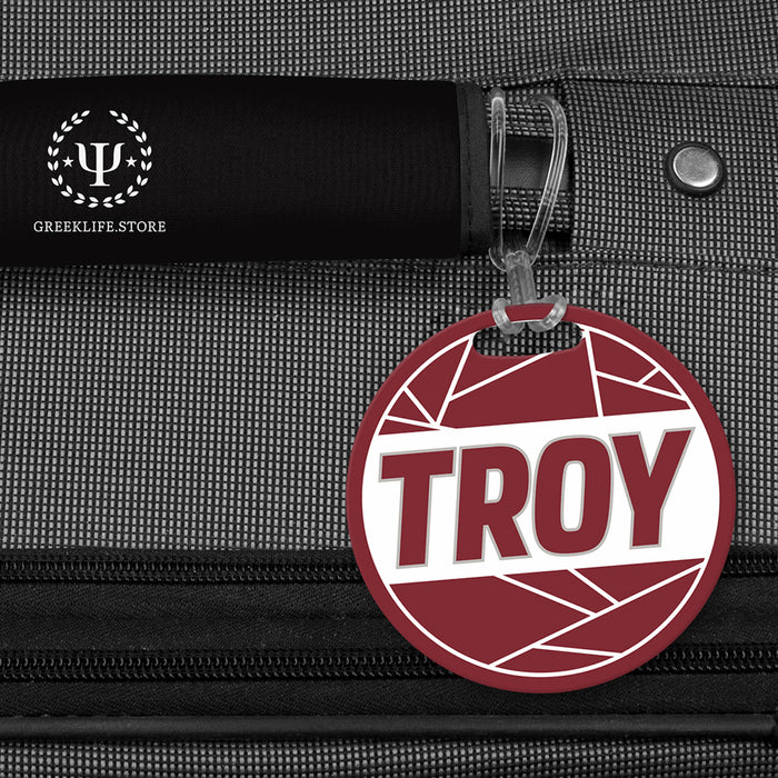 Troy University Luggage Bag Tag (round)