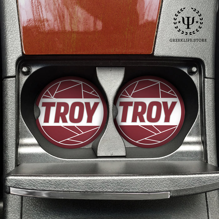 Troy University Car Cup Holder Coaster (Set of 2)