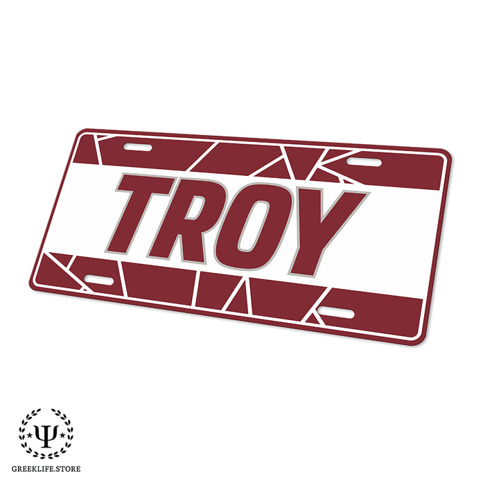 Troy University Decorative License Plate