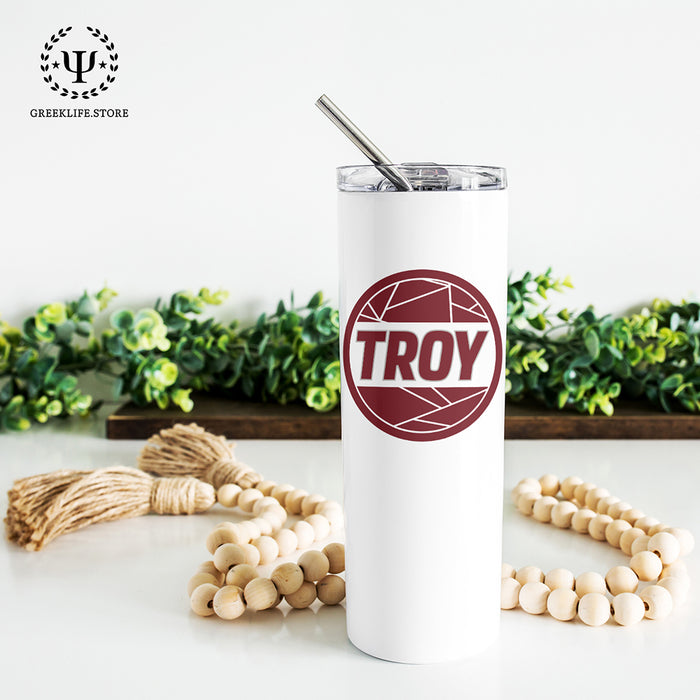 Troy University Stainless Steel Skinny Tumbler 20 OZ