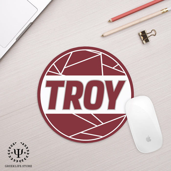 Troy University Mouse Pad Round