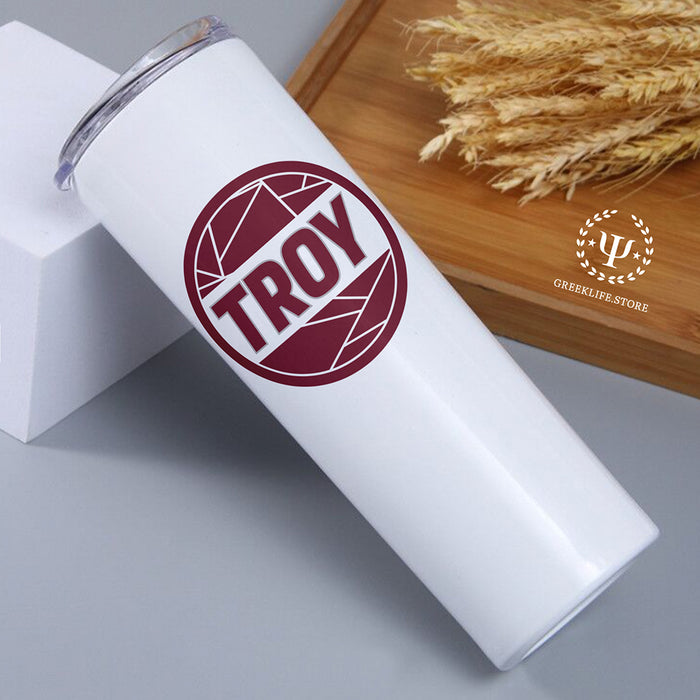 Troy University Stainless Steel Skinny Tumbler 20 OZ