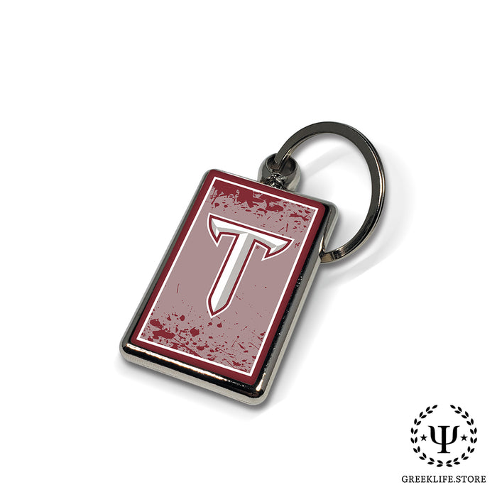 Troy University Keychain Rectangular