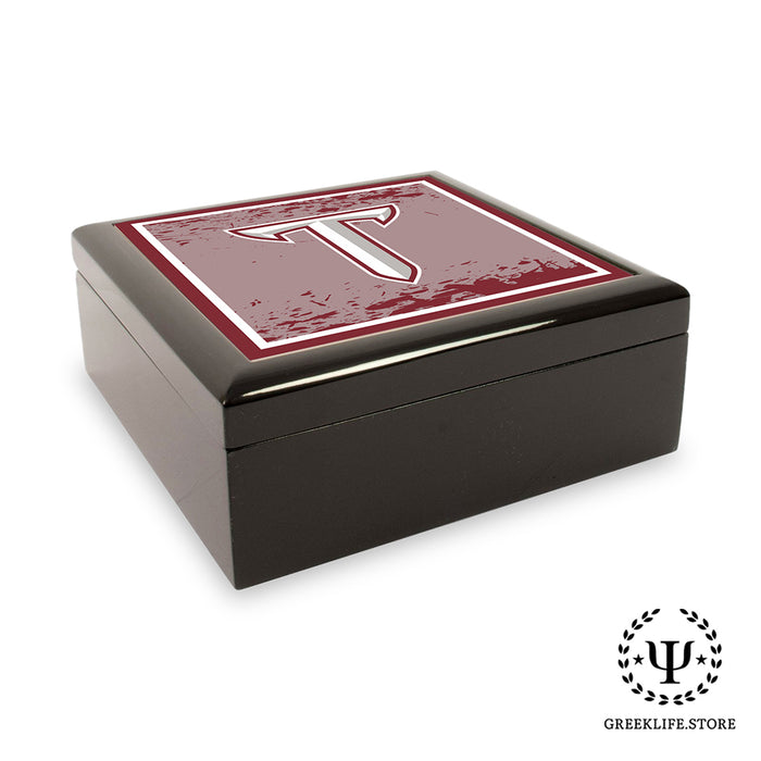 Troy University Keepsake Box Wooden