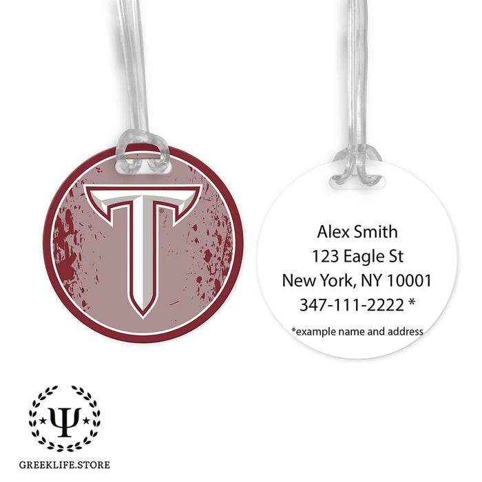 Troy University Luggage Bag Tag (round)