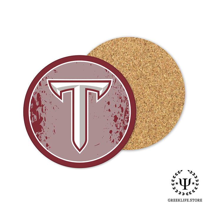 Troy University Beverage coaster round (Set of 4)