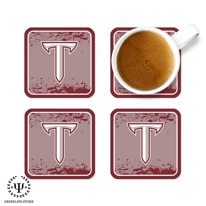 Troy University Beverage Coasters Square (Set of 4)