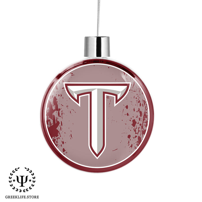 Troy University Christmas Ornament Flat Round