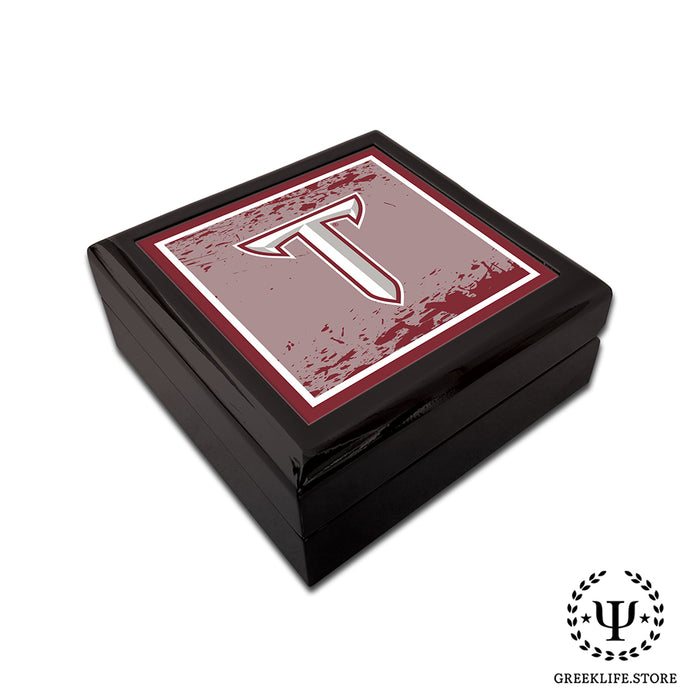 Troy University Keepsake Box Wooden