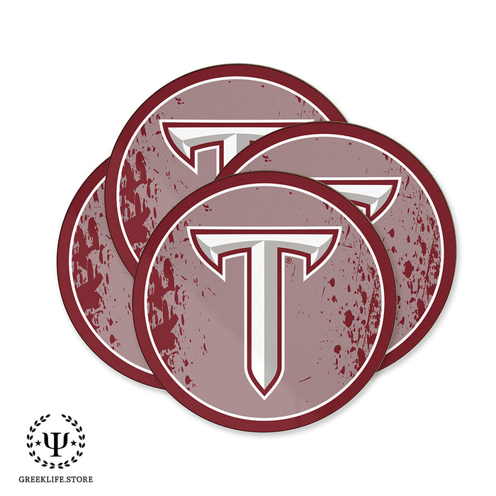 Troy University Beverage coaster round (Set of 4)