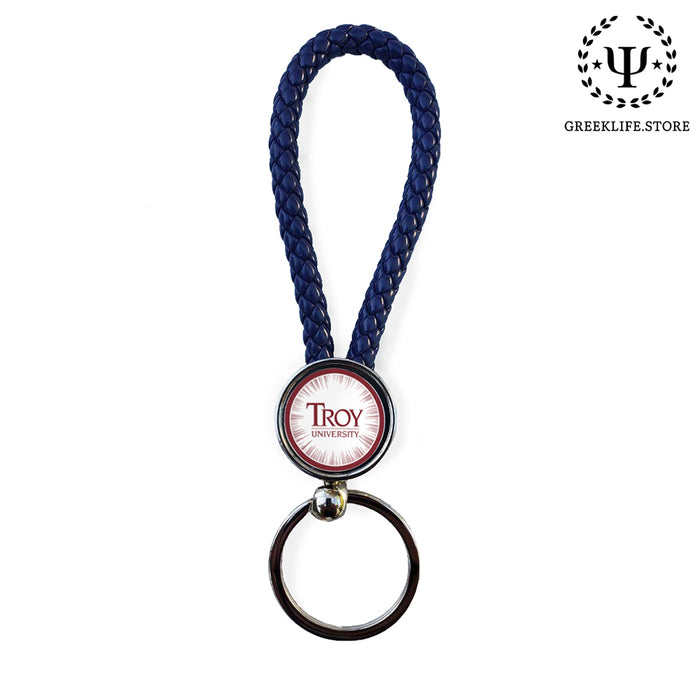 Troy University Key chain round