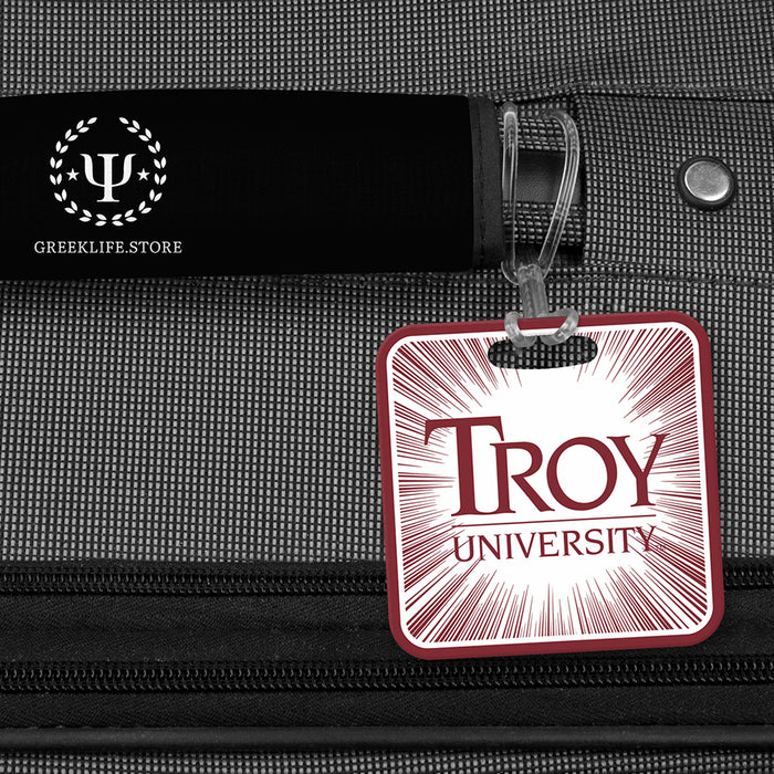 Troy University Luggage Bag Tag (square)