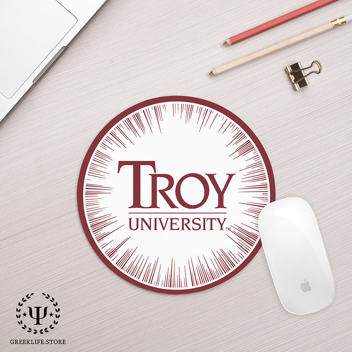 Troy University Mouse Pad Round