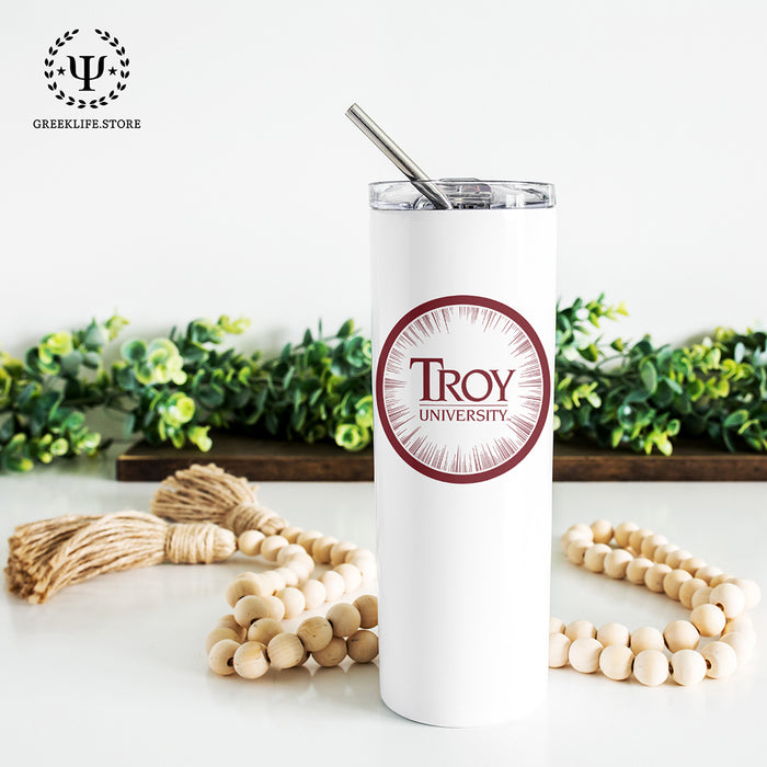 Troy University Stainless Steel Skinny Tumbler 20 OZ