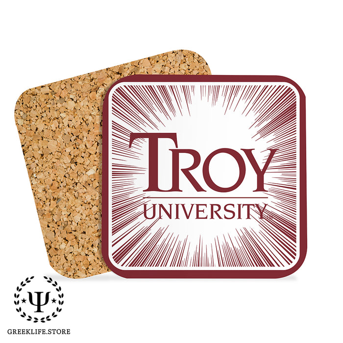 Troy University Beverage Coasters Square (Set of 4)