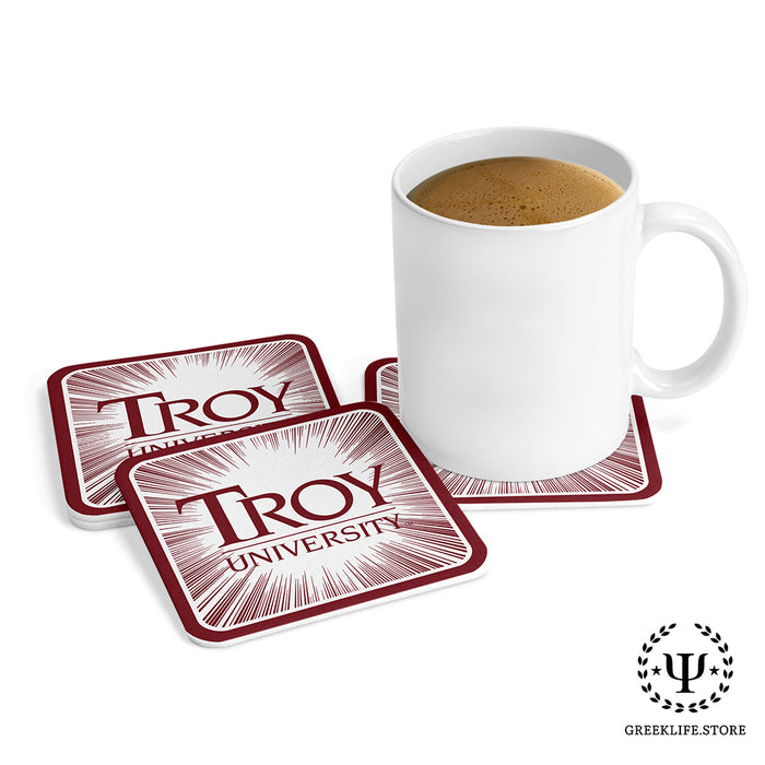 Troy University Beverage Coasters Square (Set of 4)