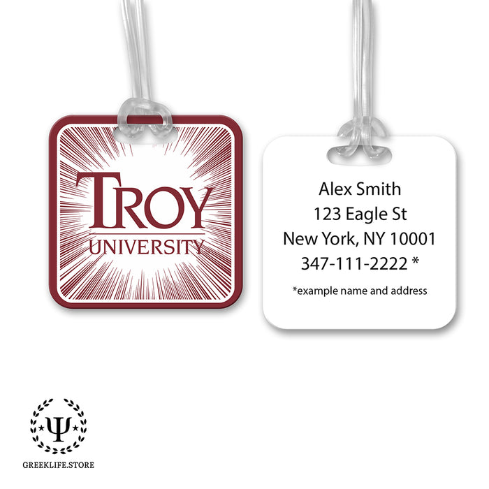 Troy University Luggage Bag Tag (square)