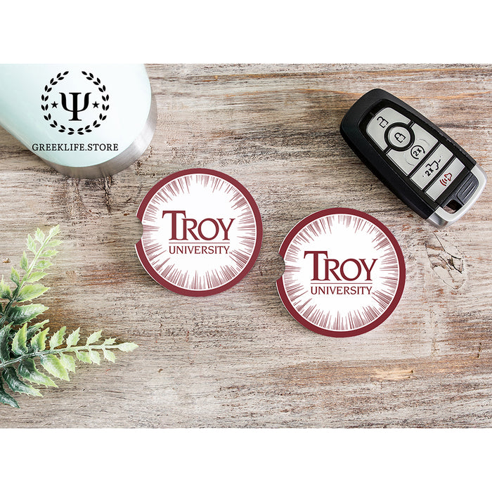 Troy University Car Cup Holder Coaster (Set of 2)