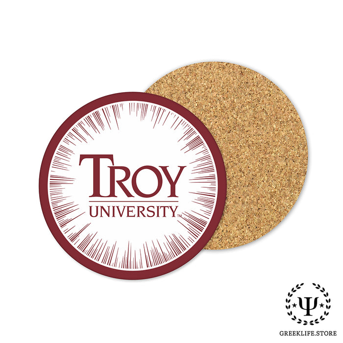 Troy University Beverage coaster round (Set of 4)