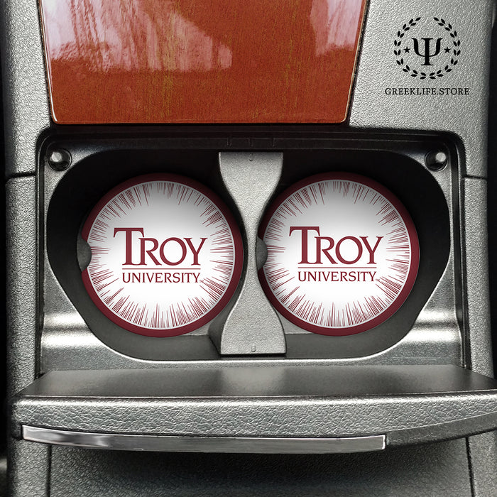 Troy University Car Cup Holder Coaster (Set of 2)