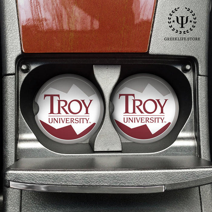 Troy University Car Cup Holder Coaster (Set of 2)