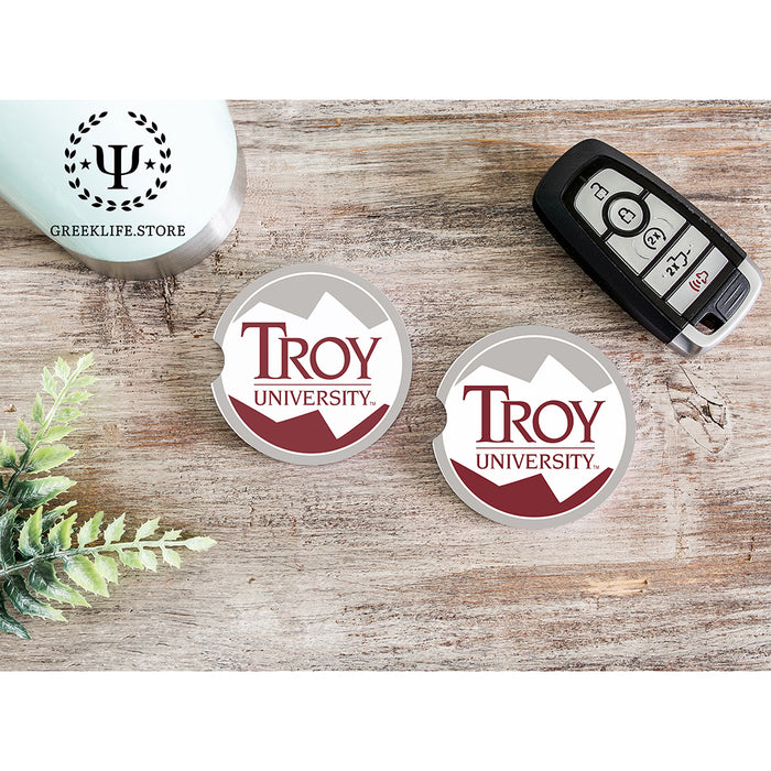 Troy University Car Cup Holder Coaster (Set of 2)