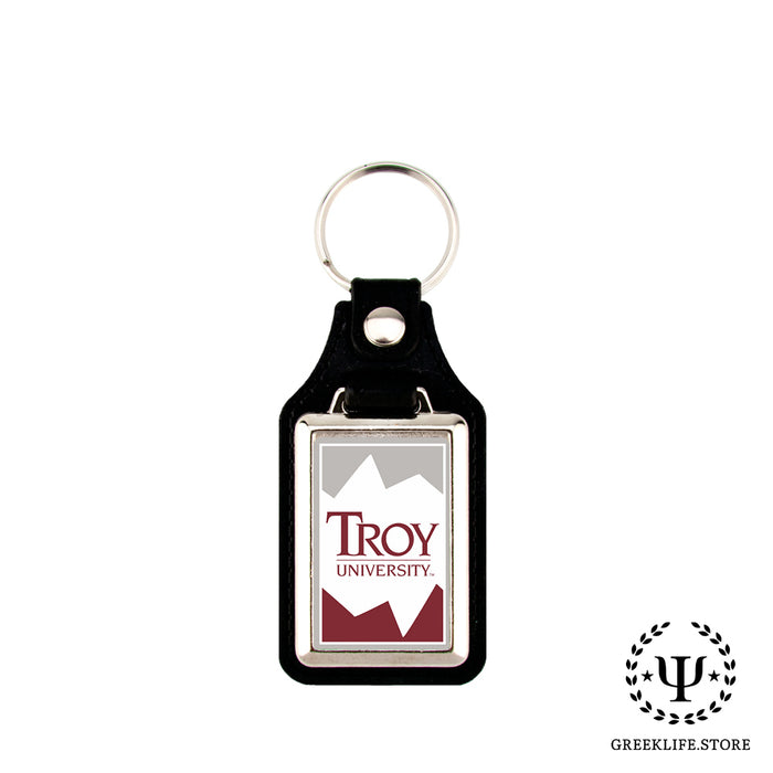 Troy University Keychain Rectangular