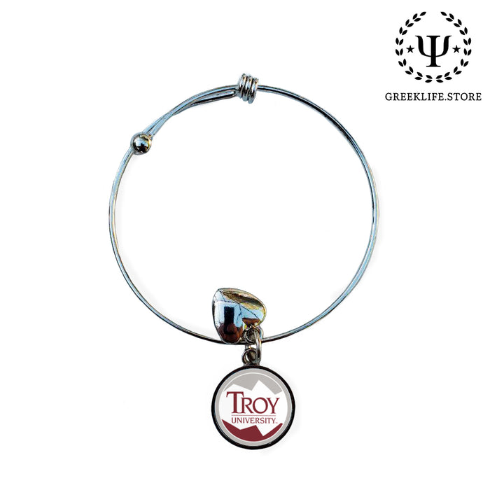 Troy University Round Adjustable Bracelet