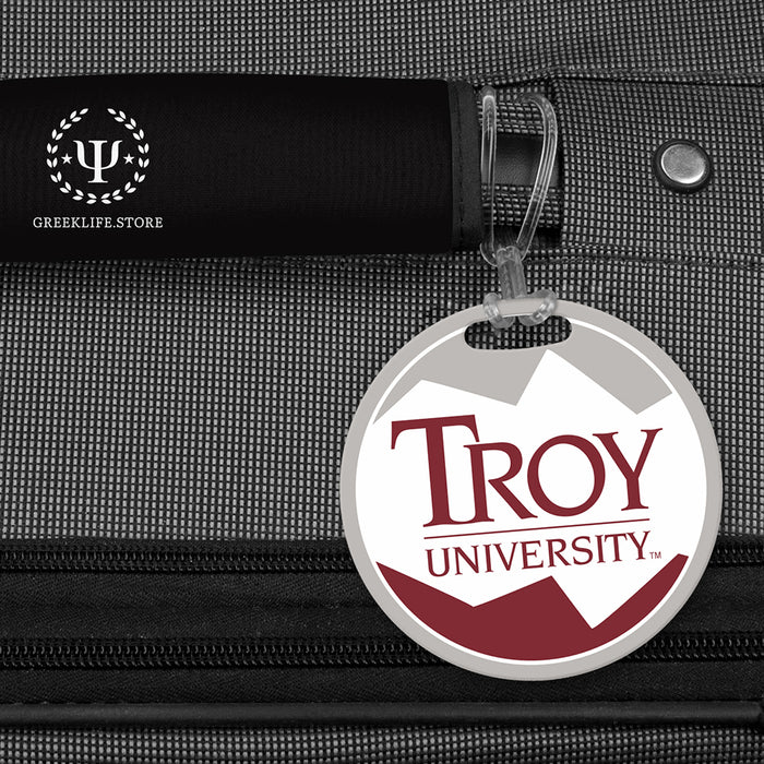 Troy University Luggage Bag Tag (round)