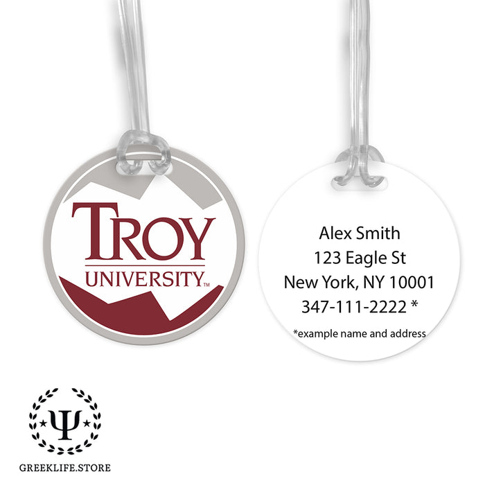 Troy University Luggage Bag Tag (round)