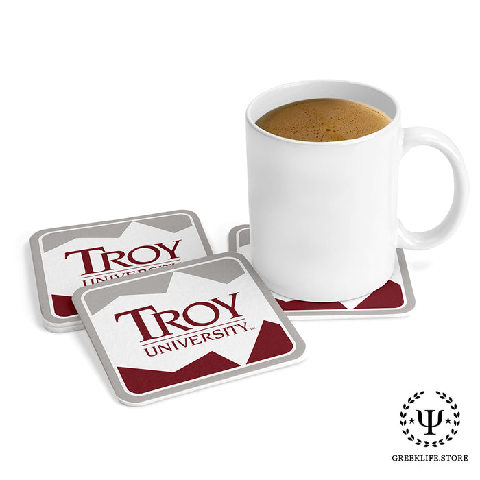 Troy University Beverage Coasters Square (Set of 4)