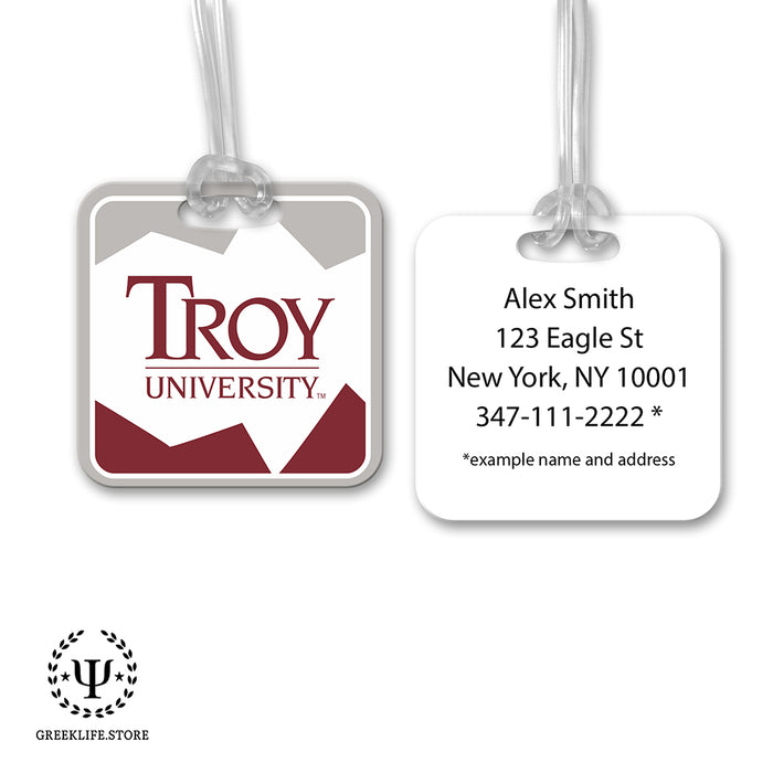 Troy University Luggage Bag Tag (square)