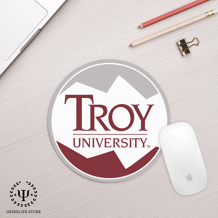 Troy University Mouse Pad Round