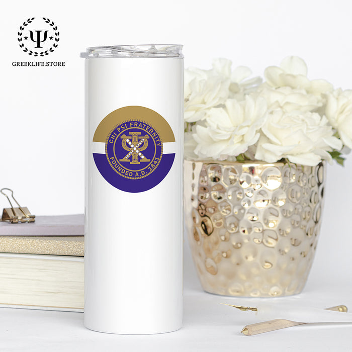 Chi Psi Stainless Steel Skinny Tumbler 20 OZ