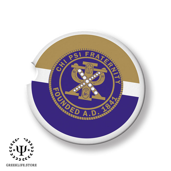 Chi Psi Car Cup Holder Coaster (Set of 2)