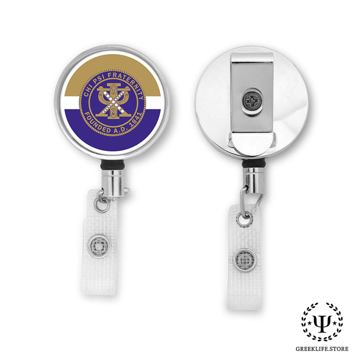 Chi Psi Badge Reel Holder