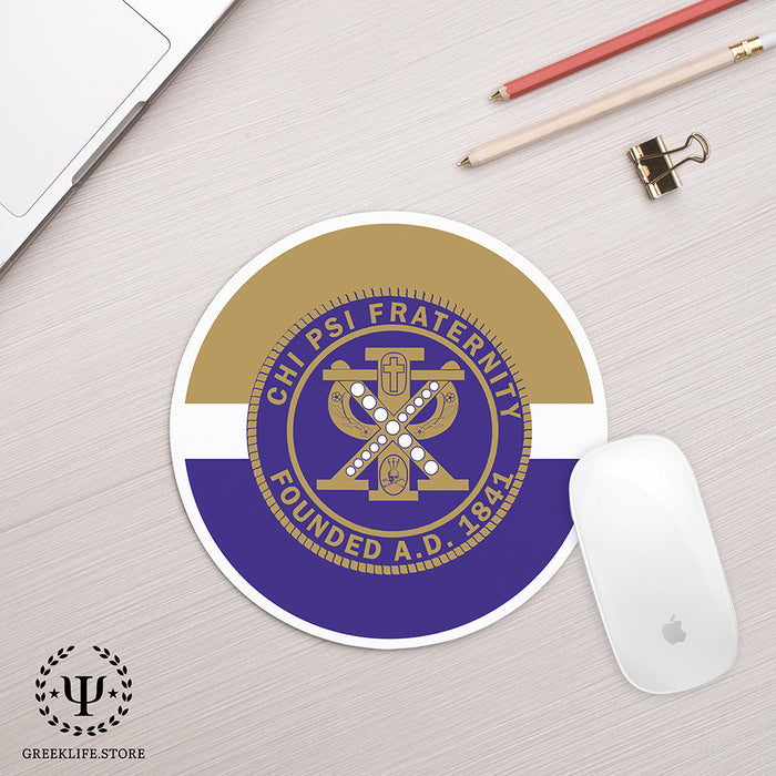 Chi Psi Mouse Pad Round