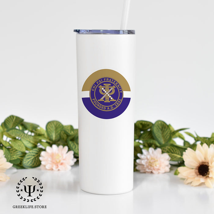 Chi Psi Stainless Steel Skinny Tumbler 20 OZ