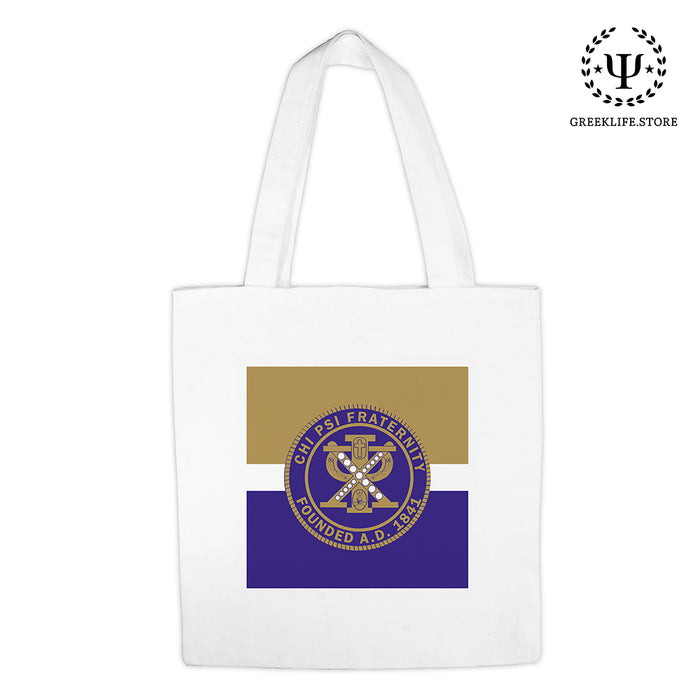 Chi Psi Market Canvas Tote Bag