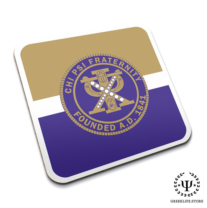 Chi Psi Beverage Coasters Square (Set of 4)