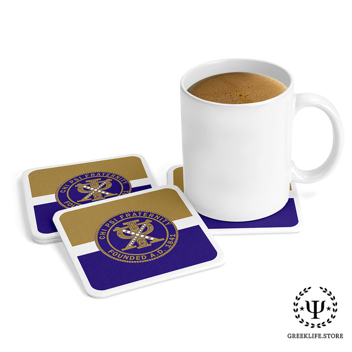 Chi Psi Beverage Coasters Square (Set of 4)