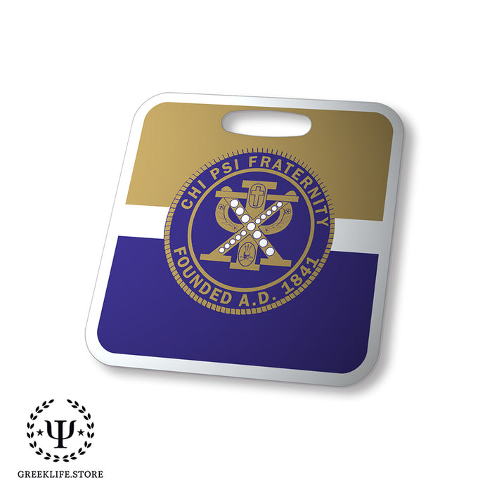 Chi Psi Luggage Bag Tag (square)