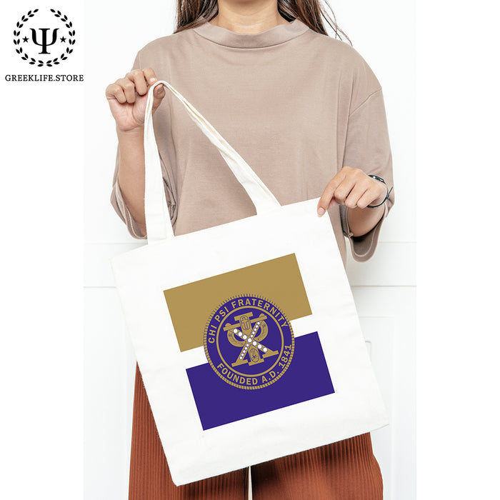 Chi Psi Market Canvas Tote Bag